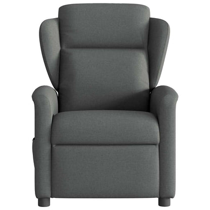 Poltrona Elettrica Reclinabile Grigio Scuro in Tessuto | homemem39