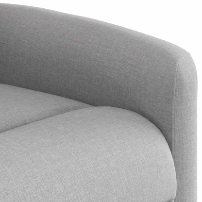 Poltrona Elettrica Reclinabile Grigio Nuvola in Tessuto | homemem39