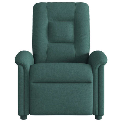 Poltrona Elettrica Reclinabile Verde Scuro in Tessuto | homemem39