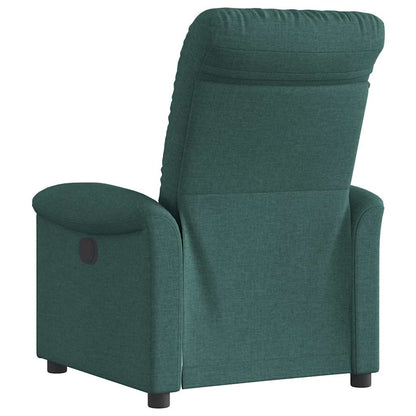 Poltrona Elettrica Reclinabile Verde Scuro in Tessuto | homemem39