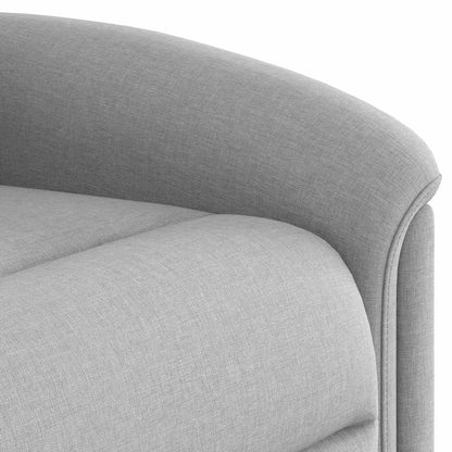 Poltrona Elettrica Reclinabile Grigio Nuvola in Tessuto | homemem39