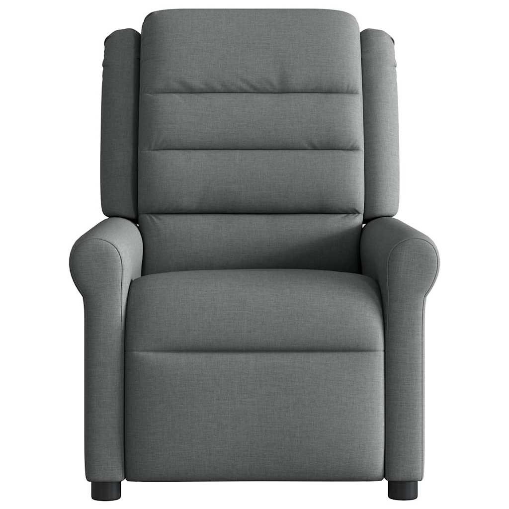 Poltrona Elettrica Reclinabile Grigio Scuro in Tessuto | homemem39