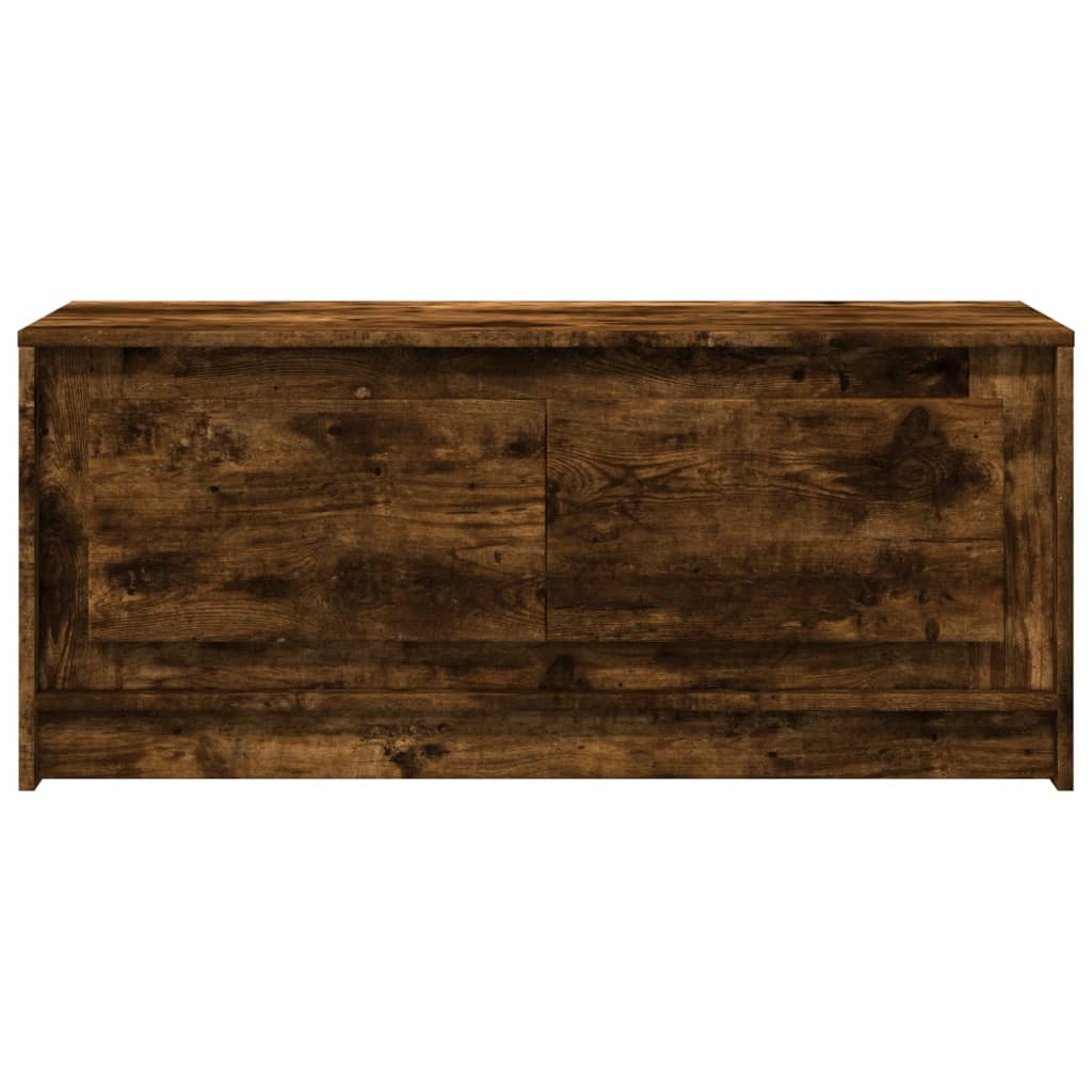 Tavolino da Salotto con Luci LED Rovere Fumo in Truciolato | homemem39