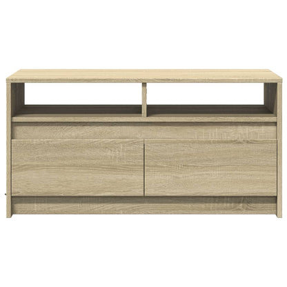 Tavolino da Salotto con Luci LED Rovere Sonoma in Truciolato | homemem39