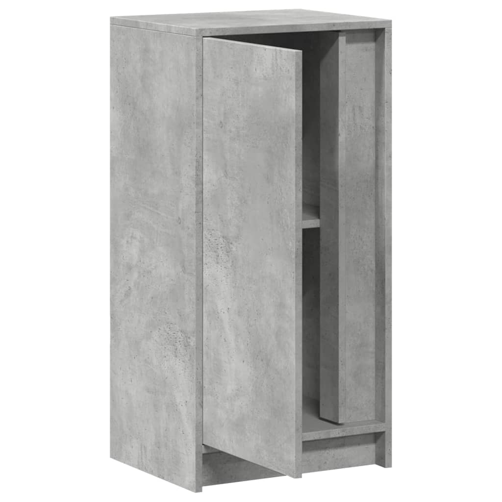 Credenza con LED Grigio Cemento 42,5x34x85 cm Legno Multistrato - homemem39
