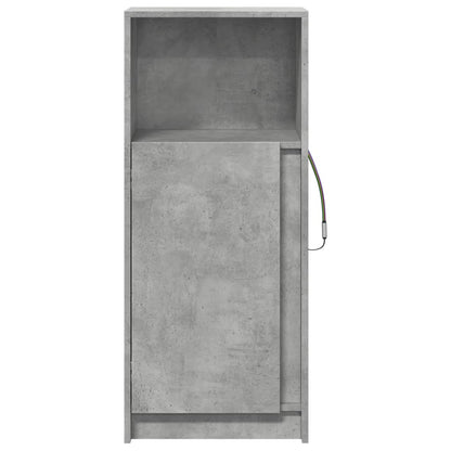Credenza con LED Grigio Cemento 42,5x34x100cm Legno Multistrato - homemem39