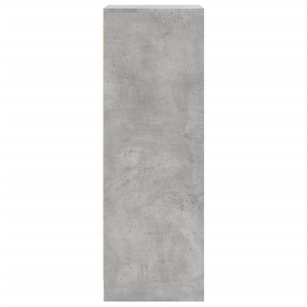 Credenza con LED Grigio Cemento 42,5x34x100cm Legno Multistrato - homemem39