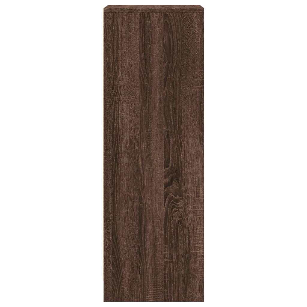 Credenza con LED Rovere Marrone 42,5x34x100cm Legno Multistrato - homemem39