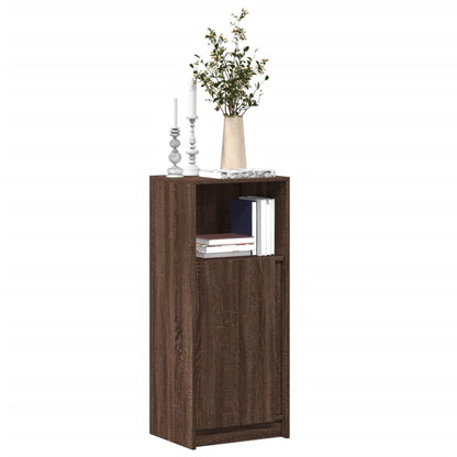 Credenza con LED Rovere Marrone 42,5x34x100cm Legno Multistrato - homemem39