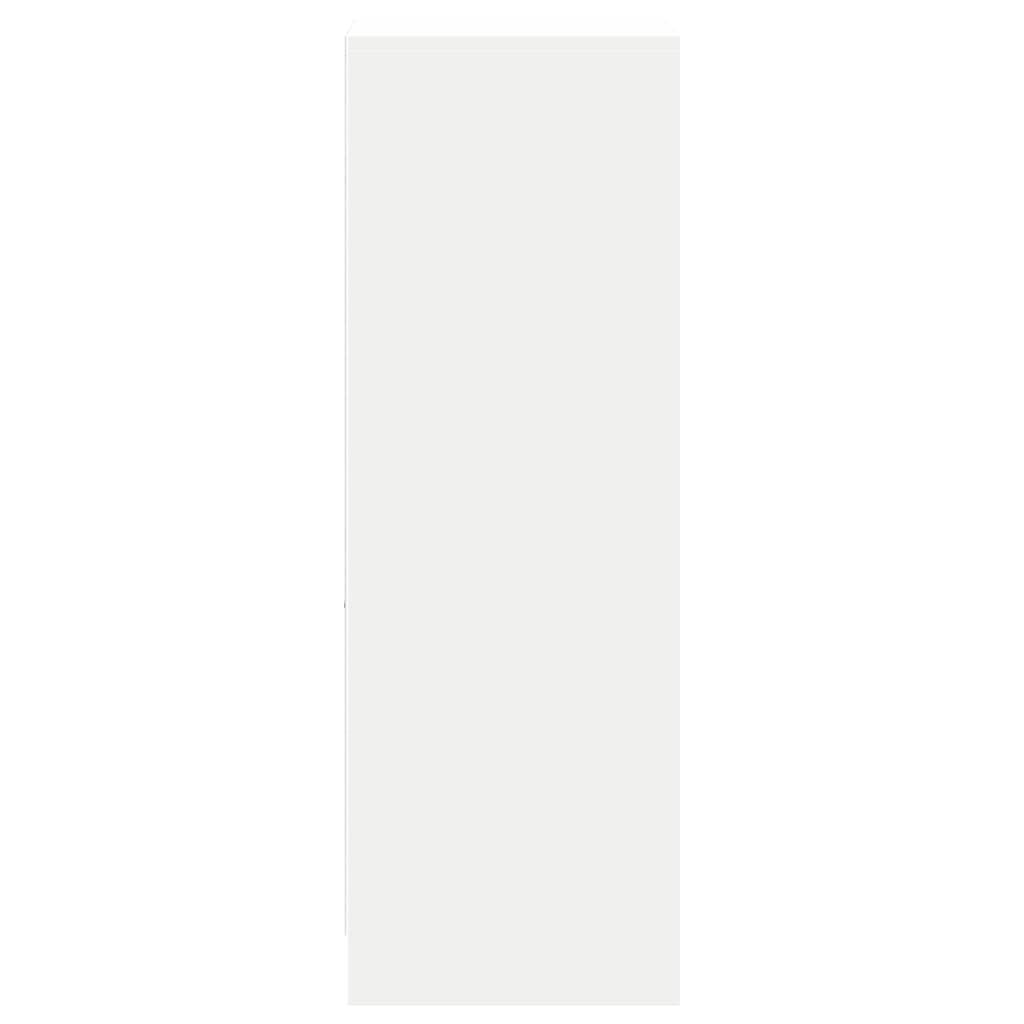 Credenza con LED Bianca 38x34x100 cm in Legno Multistrato - homemem39