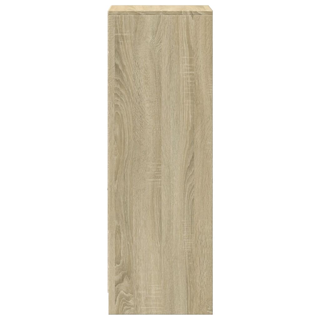 Credenza con LED Rovere Sonoma 38x34x100cm in Legno Multistrato - homemem39