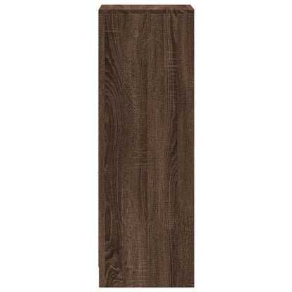 Credenza con LED Rovere Marrone 38x34x100 cm Legno Multistrato - homemem39