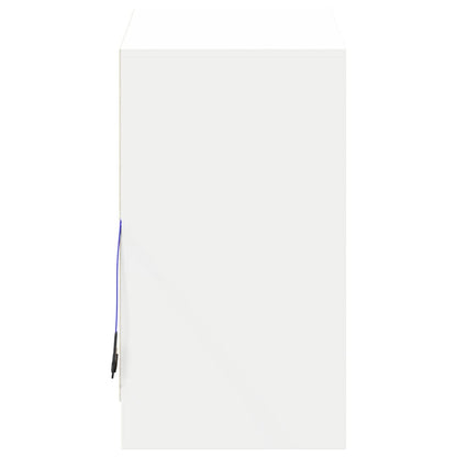 Credenza con LED Bianca 72x34x61 cm in Legno Multistrato - homemem39