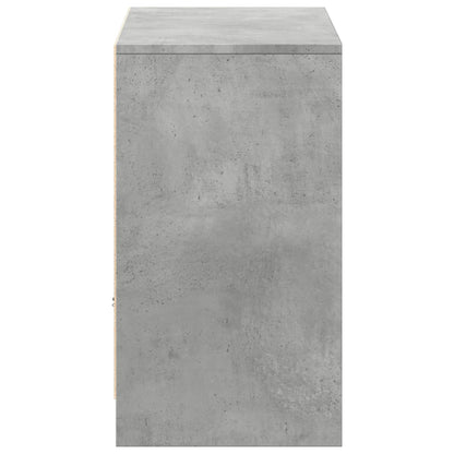 Mobile Porta TV con LED Grigio Cemento 91x34x61 cm Truciolato | homemem39