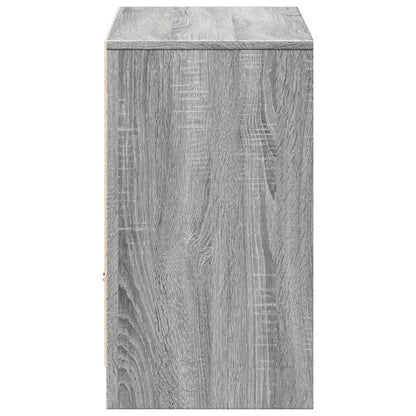 Mobile Porta TV con LED Grigio Sonoma 91x34x61 cm in Truciolato | homemem39