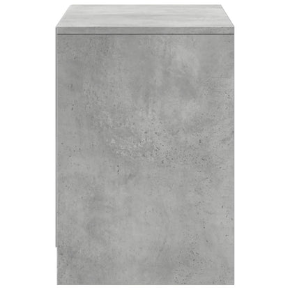 Mobile Porta TV con LED Grigio Cemento 100x34x50 cm Truciolato - homemem39