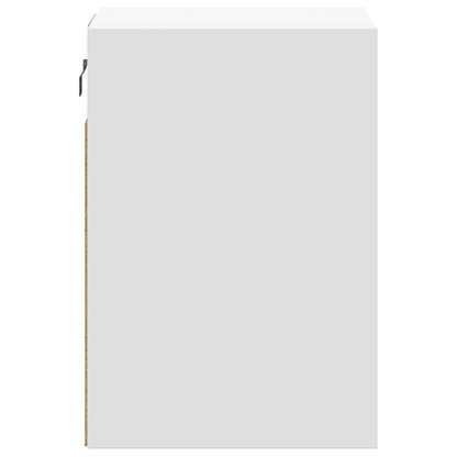 Mobile TV a Parete con Luci LED Bianco 41x31x45 cm - homemem39