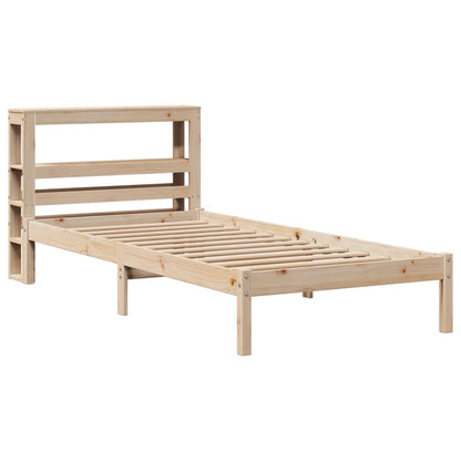 Letto senza Materasso 75x190 cm in Legno Massello Pino