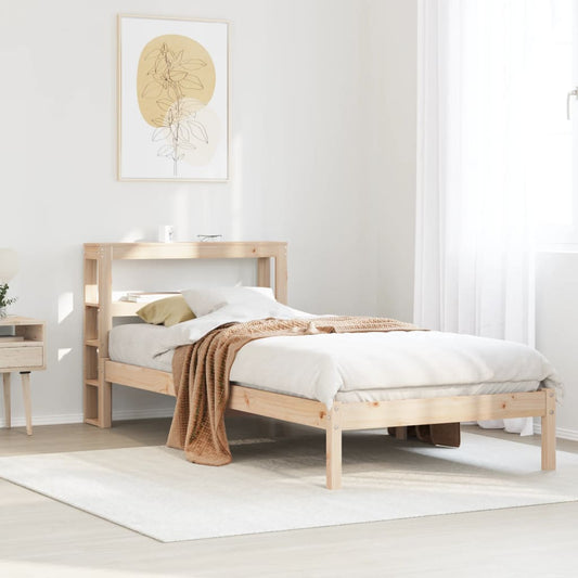 Letto senza Materasso 75x190 cm in Legno Massello Pino