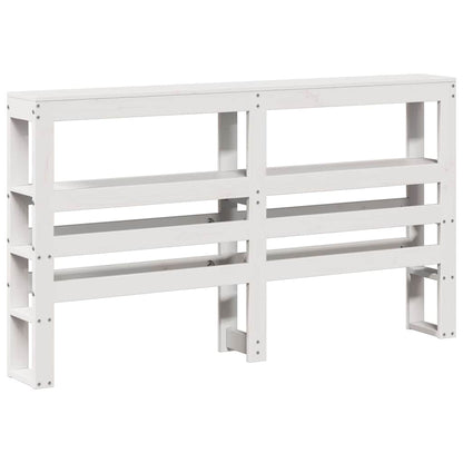 Letto senza Materasso Bianco 135x190 cm Legno Massello di Pino | homemem39