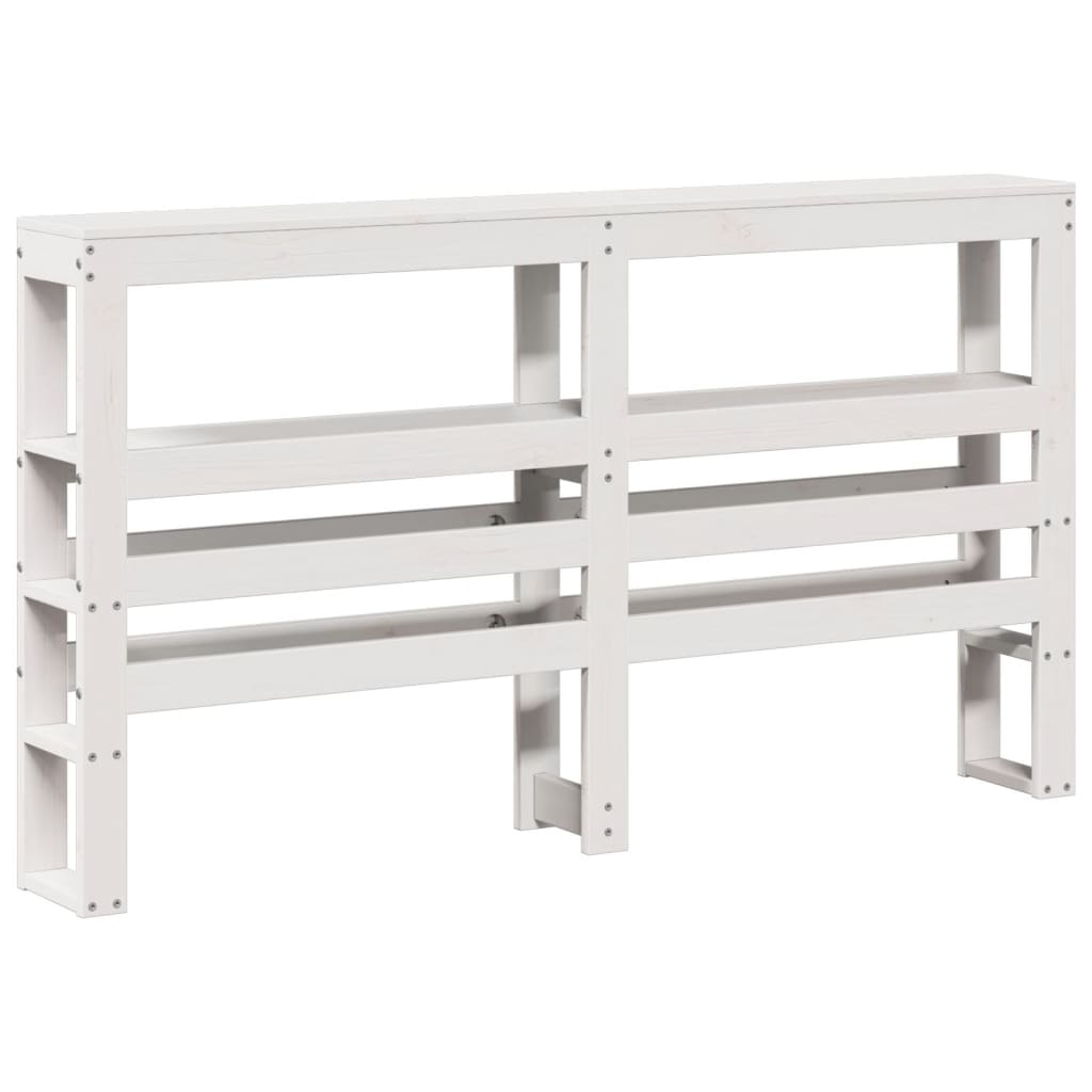 Letto senza Materasso Bianco 120x200 cm Legno Massello di Pino | homemem39