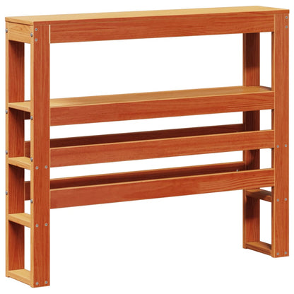 Giroletto con Testiera Marrone Cera 75x190 cm Massello Pino | homemem39