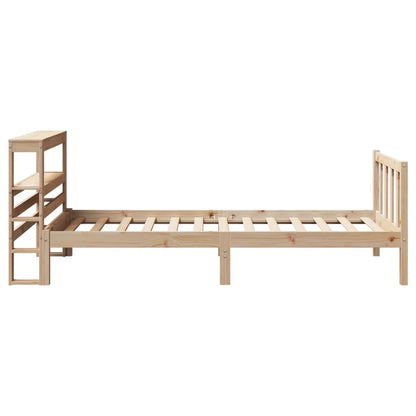 Letto senza Materasso 75x190 cm in Legno Massello Pino