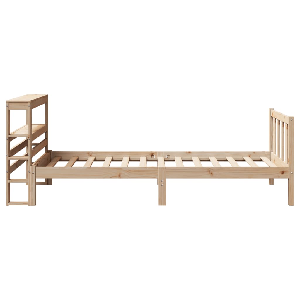 Letto senza Materasso 90x190 cm in Legno Massello di Pino