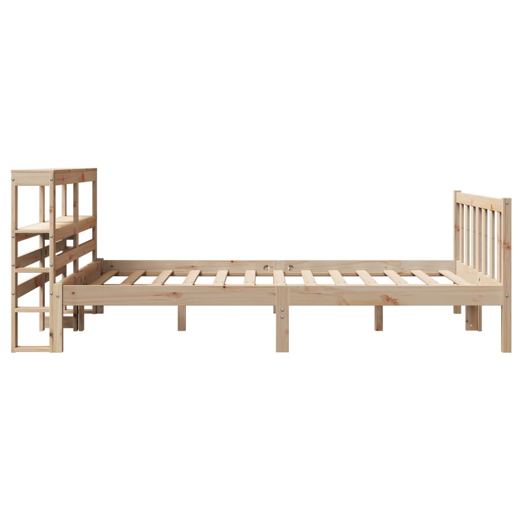 Letto senza Materasso 120x190 cm in Legno Massello di Pino - homemem39