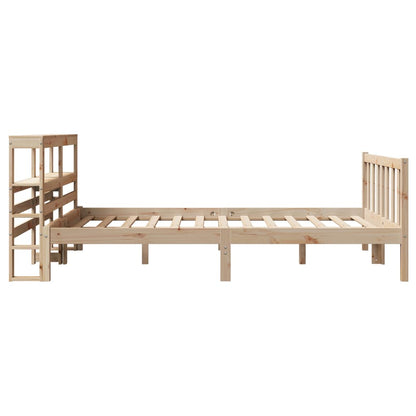 Letto senza Materasso 120x190 cm in Legno Massello di Pino - homemem39