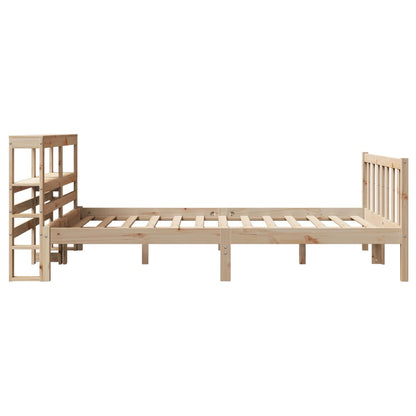 Letto senza Materasso 160x200 cm in Legno Massello di Pino | homemem39