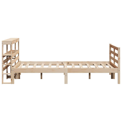 Letto senza Materasso 150x200 cm in Legno Massello di Pino - homemem39