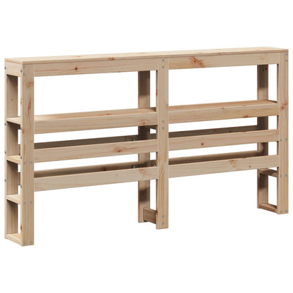 Letto per Anziani con Testiera 120x190 cm Legno Massello Pino | homemem39
