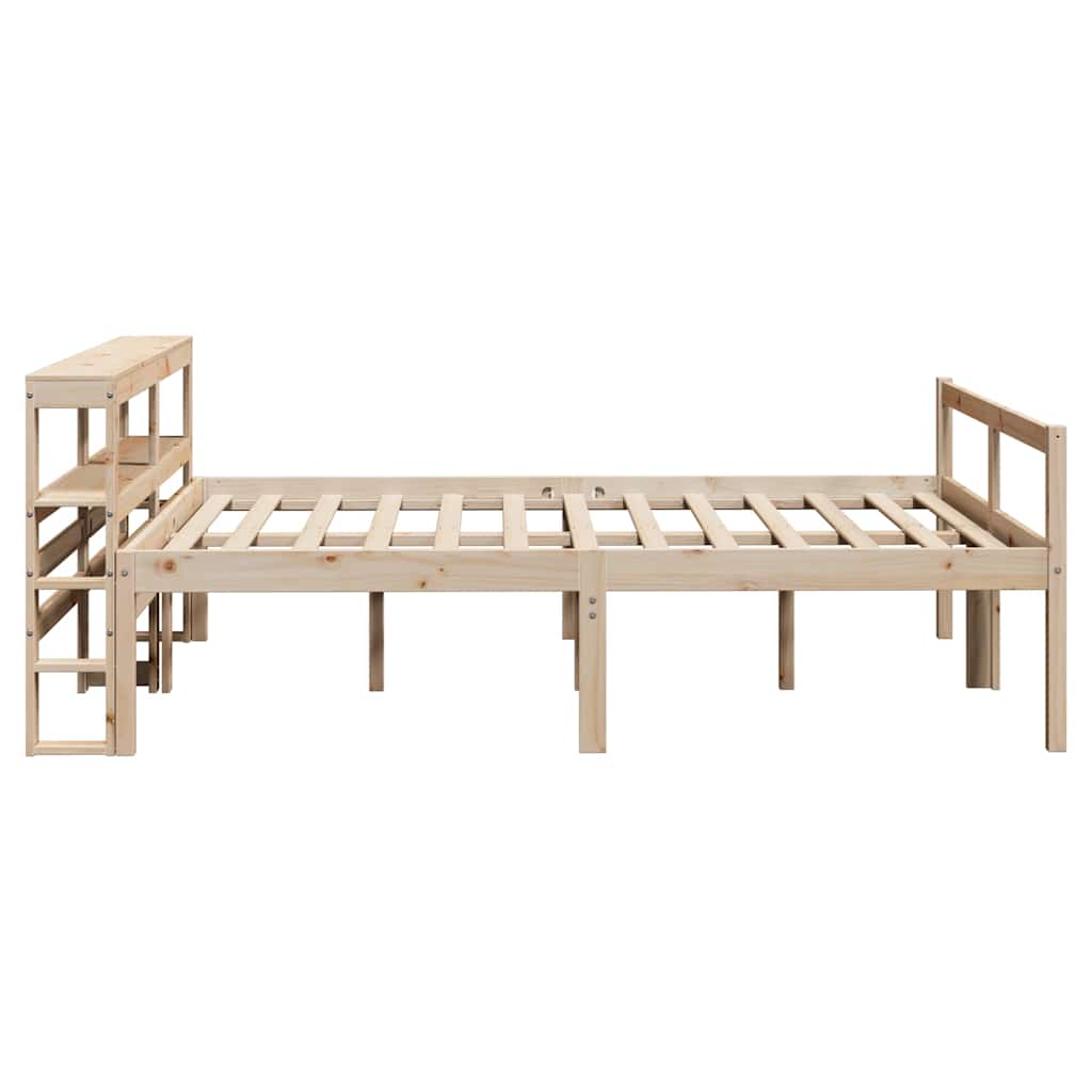 Letto per Anziani con Testiera 120x200 cm Legno Massello Pino | homemem39