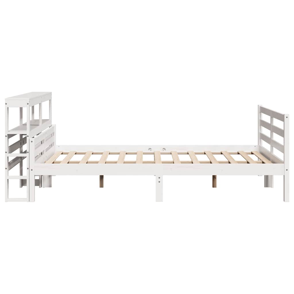 Giroletto con Testiera 160x200 cm in Legno Massello di Pino | homemem39