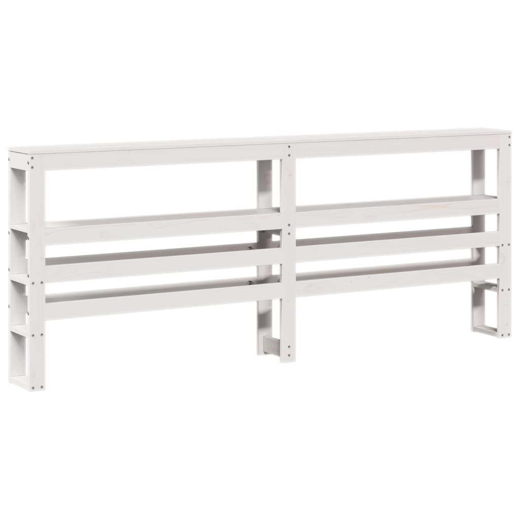 Giroletto con Testiera senza Materasso Bianco 140x190 cm | homemem39