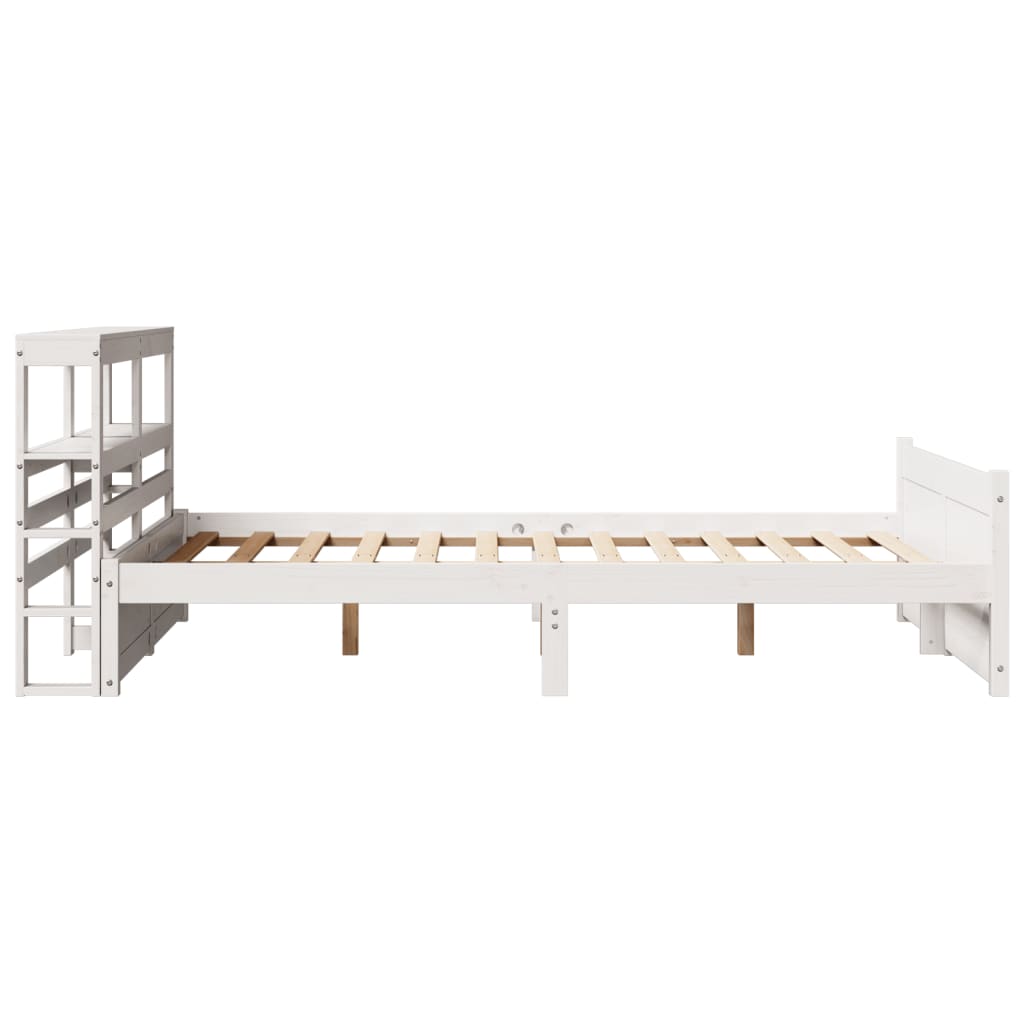 Giroletto con Testiera senza Materasso Bianco 140x190 cm | homemem39