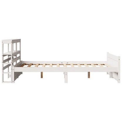Giroletto con Testiera senza Materasso Bianco 140x190 cm | homemem39