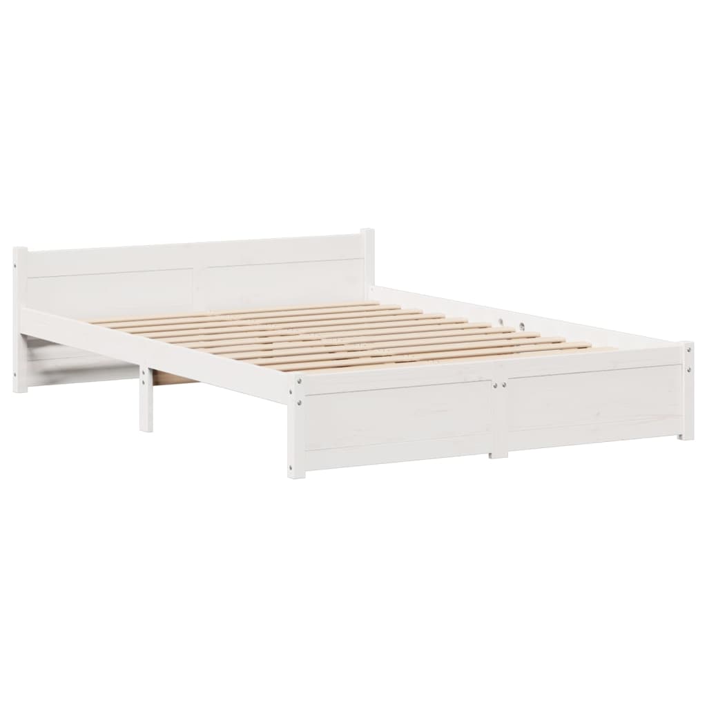 Giroletto con Testiera senza Materasso Bianco 120x200 cm | homemem39