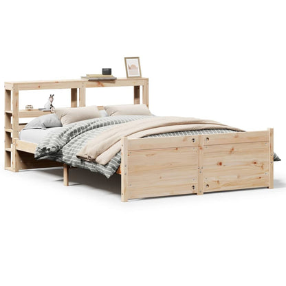 Giroletto con Testiera 140x200 cm in Legno Massello di Pino | homemem39