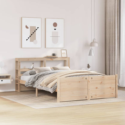 Giroletto con Testiera 140x200 cm in Legno Massello di Pino | homemem39