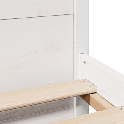 Giroletto con Testiera senza Materasso Bianco 180x200 cm - homemem39