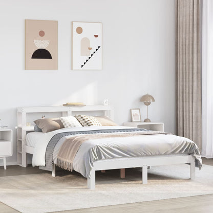 Giroletto con Testiera senza Materasso Bianco 160x200 cm | homemem39