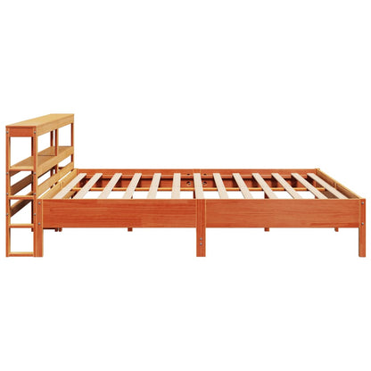 Letto senza Materasso Marrone Cera 200x200 cm in Legno di Pino | homemem39