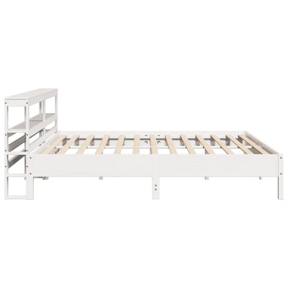 Letto senza Materasso Bianco 180x200 cm Legno Massello di Pino - homemem39