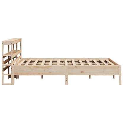 Letto senza Materasso 160x200 cm in Legno Massello di Pino - homemem39