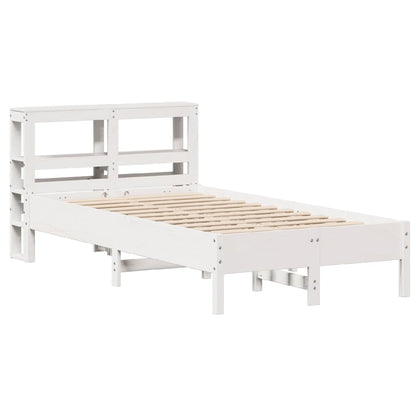 Letto senza Materasso Bianco 120x200 cm Legno Massello di Pino - homemem39