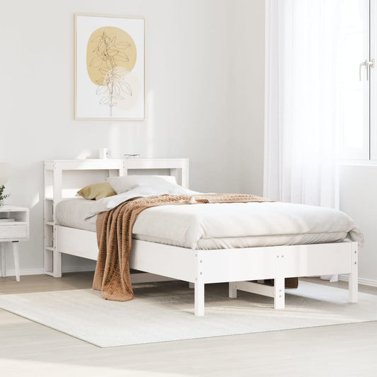 Letto senza Materasso Bianco 90x200 cm Legno Massello di Pino - homemem39
