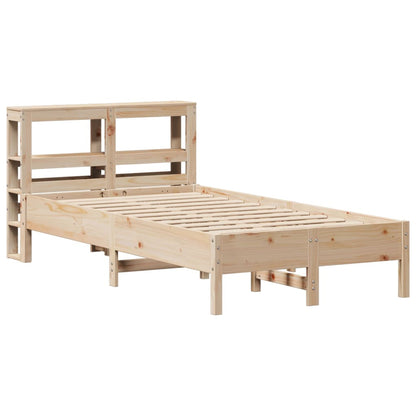 Letto senza Materasso 120x190 cm in Legno Massello di Pino | homemem39