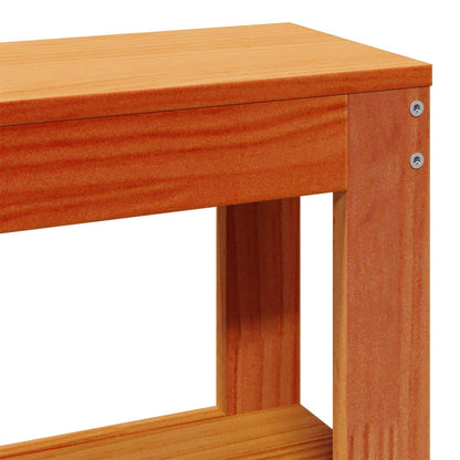 Letto senza Materasso Marrone Cera 200x200 cm in Legno di Pino | homemem39